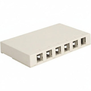 ICC IC107SB6WH Surface Mount Box with Ports, White