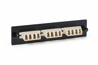ICC ICFOPL16B5 Adapter Panel, Quad Lc, 12f, Beige, Mm