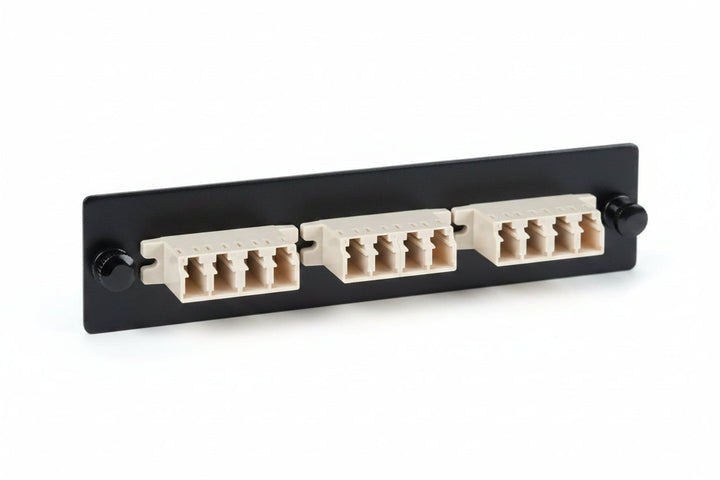 ICC ICFOPL16B5 Adapter Panel, Quad Lc, 12f, Beige, Mm