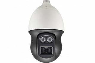 Hanwha XNP-6550RH X-Series 2MP IR PTZ Dome Camera, 55x Optical Zoom Lens, Black/White