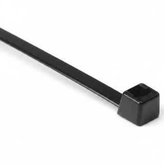 HellermannTyton T50I0C2 12-Inch Cable Ties, 50 lb Tensile Strength, 100-Pack, Black