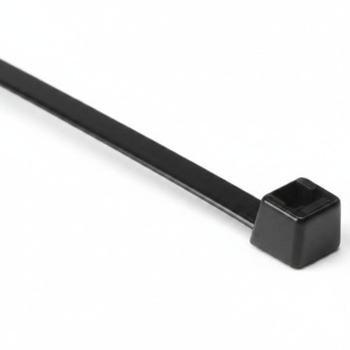HellermannTyton T50I0C2 12-Inch Cable Ties, 50 lb, 100-Pack, Black