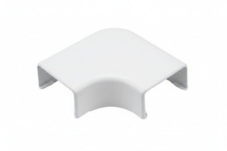 HellermannTyton TSR3W-25-1 Cable Raceway Elbow Cover Fitting, 1-3/4-Inch, 1-Inch Bend, White