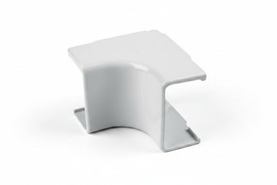 HellermannTyton TSR3FW-33-1 Cable Raceway Internal Cover Fitting, 1-3/4-Inch, White