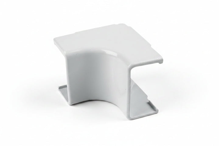 HellermannTyton TSR3FW-33-1 Cable Raceway Internal Cover Fitting, 1-3/4-Inch, White