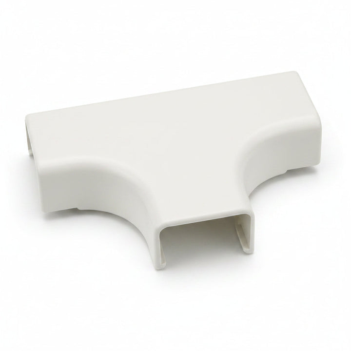HellermannTyton TSR1FW-21 Cable Raceway Power-Rated Cover Fitting, White