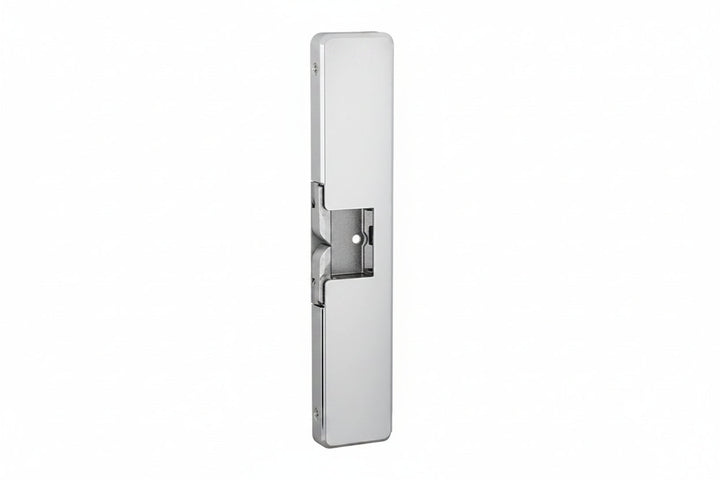 HES 9400-12/24D-630-LBM 9400 Series Slim-Line, Outdoor Rated Surface Mounted Electric Strike with Latchbolt Monitor, Satin Stainless Steel