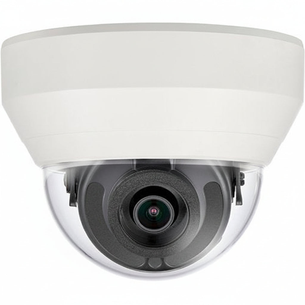 Hanwha HCD-6010 HD+ Series 2MP Analog HD Dome Camera, 2.8mm Fixed Lens, Ivory