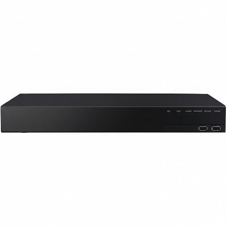 Hanwha ARN-1610S A Series 16-Channel PoE NVR, 80 Mbps, Black