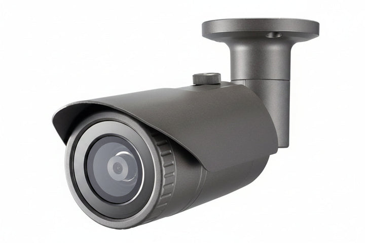Hanwha QNO-8010R Q-Series 5MP IR Bullet Camera, 2.8mm Fixed Lens, Dark Gray