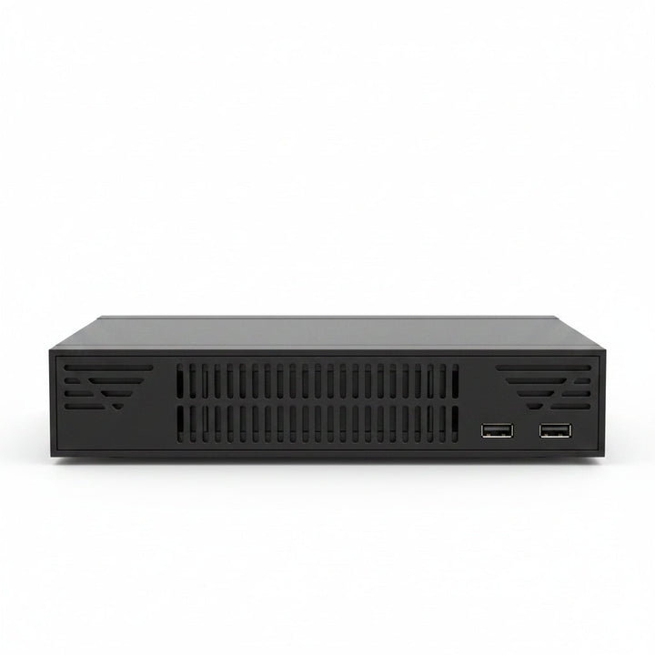 Hanwha WRN-1632S-6TB Wisenet Edge Wave NVR with USB Mouse and Rack Mount Brackets, 2U, Intel Based, 6TB, Metal, Black