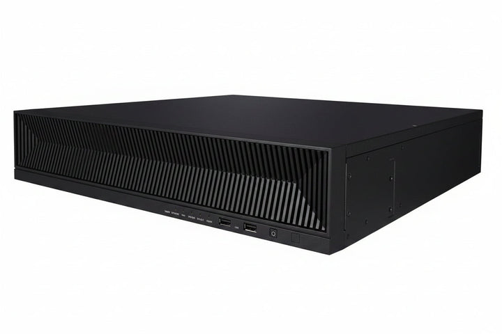 Hanwha XRN-1620SB1 X-Series 4K 16-Channel H.265 PoE+ NVR with AI Search, 140Mbps, 4TB HDD, Black, (Replaces XRN-1610SA)