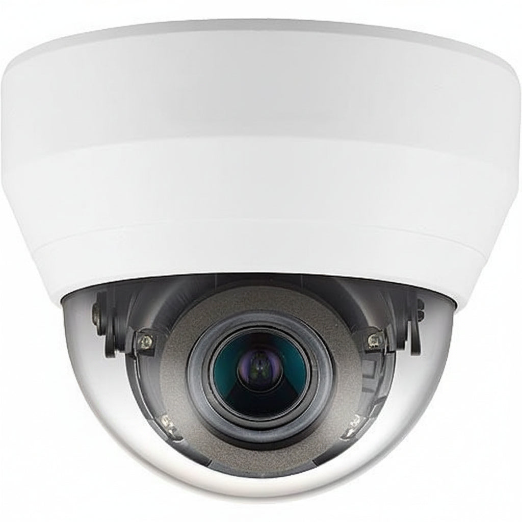 Hanwha QND-7082R Q-Series 4MP IR Dome, 3.2-10mm, White