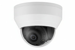 Hanwha QND-8020R Q-Series 5MP IR Dome Camera, 4mm Fixed Lens, White