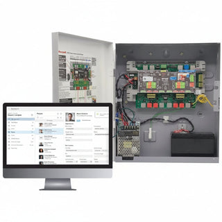 Honeywell MPA4MPSU 4-Door MPA4 Controller and Metal Enclosure, PSU, Includes 4-MPA2RJ, 4-MPA2S5 and MPA2BAT7 (US)