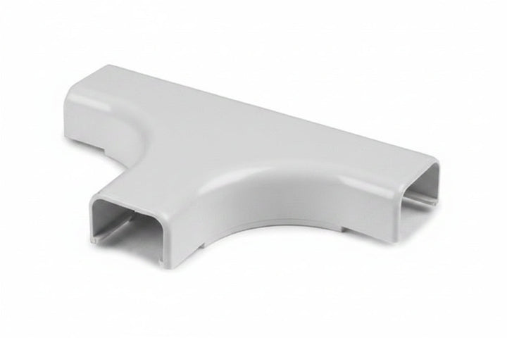 HellermannTyton TSR3W-21-1 Cable Raceway Tee Cover Fitting, 1-3/4-Inch, White