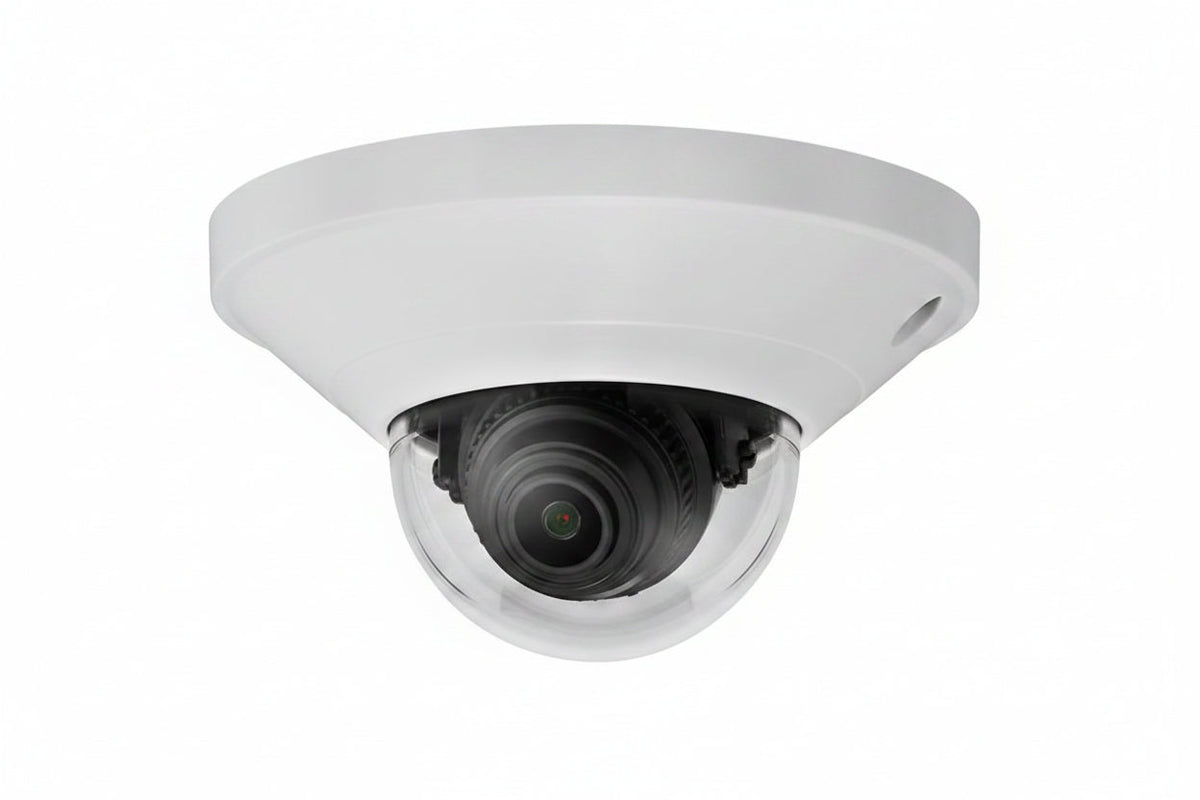 Hanwha QND-8021 Q-Series 5MP Dome Camera, 4mm Fixed Lens, White