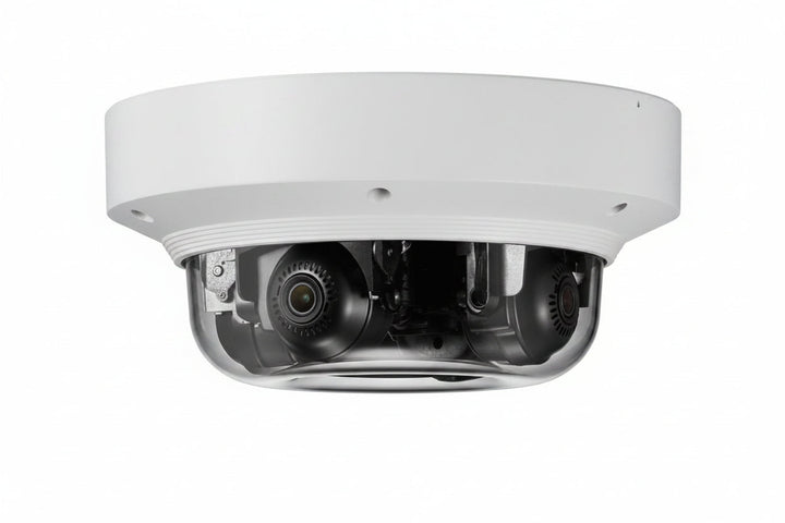 Hanwha PNM-9084QZ1 P Series 8MP (2MP x 4) Multi-Sensor Multi-Directional PTRZ Camera, 3-6mm Motorized Varifocal Lens, IP66, IK10 (Replaces PNM-9084QZ)