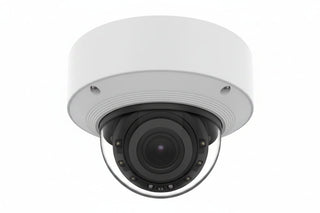 Hanwha XNV-A8084R5MP WN9 AI Outdoor Vandal Dome IP Camera, 131.2' (40m) IR Range, 2.8x Zoom Ratio, 3.3-9.3mm Motorized Varifocal Lens