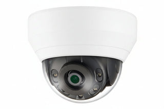 Hanwha QND-6012R Wisenet Q-Series 2MP IR Dome Camera, 2.8mm Fixed Lens, White