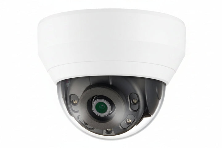Hanwha QND-6012R Wisenet Q-Series 2MP IR Dome Camera, 2.8mm Fixed Lens, White