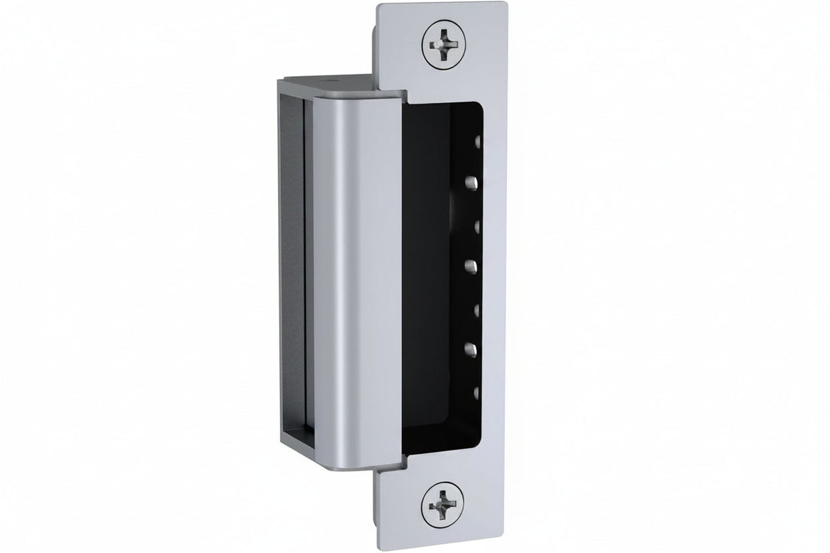 HES 1600-CLB-630 1600 Series Complete Electric Strike for Latchbolt Locks with 1LB Faceplate Kit, Satin Stainless Steel