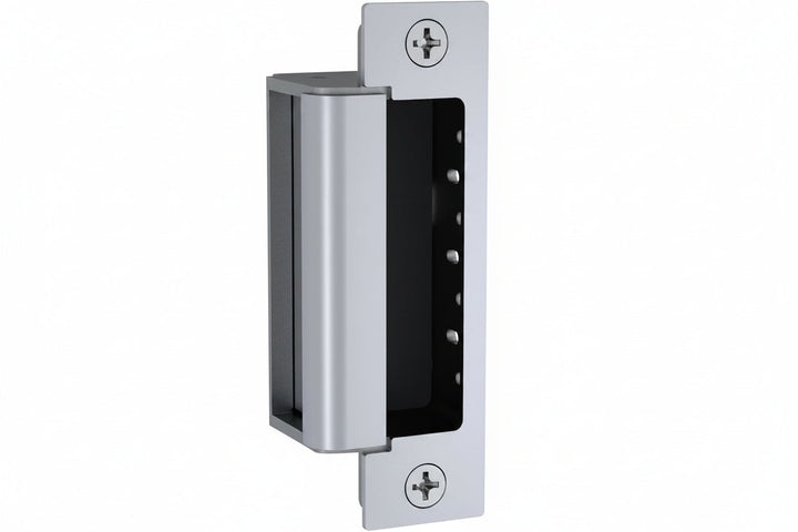 HES 1600-CLB-630 1600 Series Complete Electric Strike for Latchbolt Locks with 1LB Faceplate Kit, Satin Stainless Steel