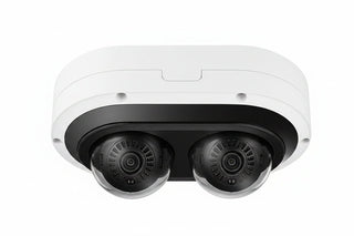 Hanwha PNM-7082RVD P-Series 2MP IR Outdoor Vandal-Rated WDR IP Dome Camera, 3-6mm Lens, White