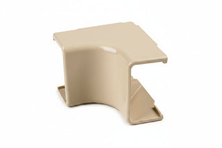 HellermannTyton TSR1I-33-1 3/4-Inch Cable Raceway Internal Corner Cover, 1-Inch Bend Radius, PVC, White