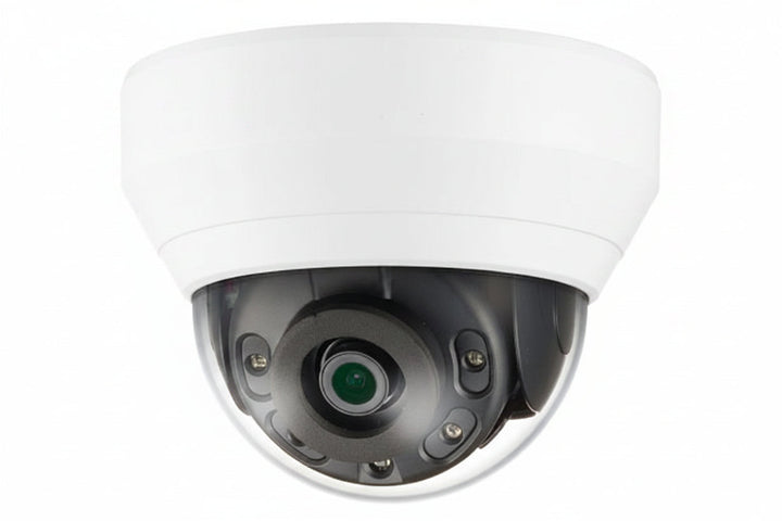 Hanwha QND-7012R Q Series 4MP IR IP Dome Camera, 2.8mm Fixed Lens, White