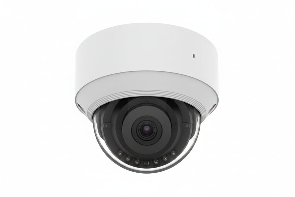 Hanwha QND-C8013R 5MP AI Indoor Dome IR Camera with Built-In Mic, 3mm Fixed Lens