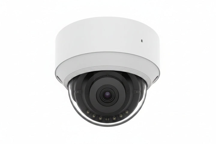 Hanwha QND-C8013R 5MP AI Indoor Dome IR Camera with Built-In Mic, 3mm Fixed Lens