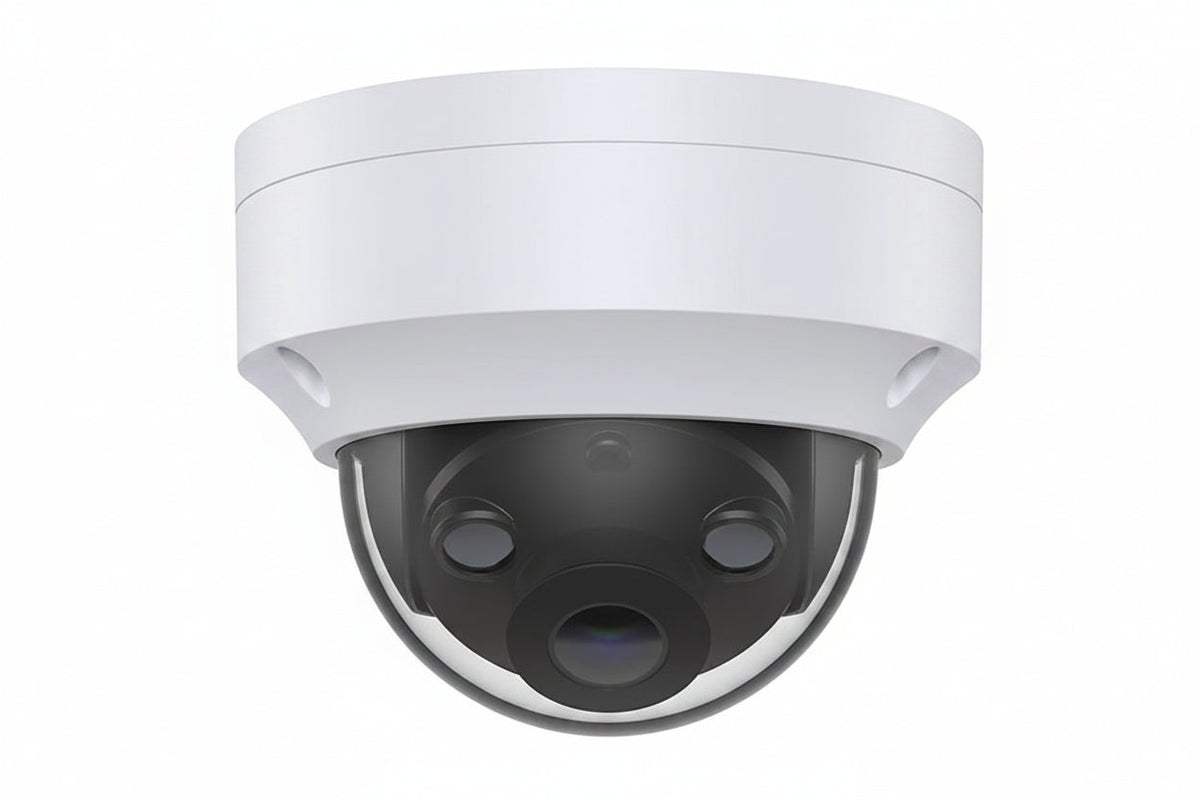 Honeywell HC35W45R3 35 Series 5MP IR Rugged Mini WDR IP Dome Camera, 2.8mm Lens, White