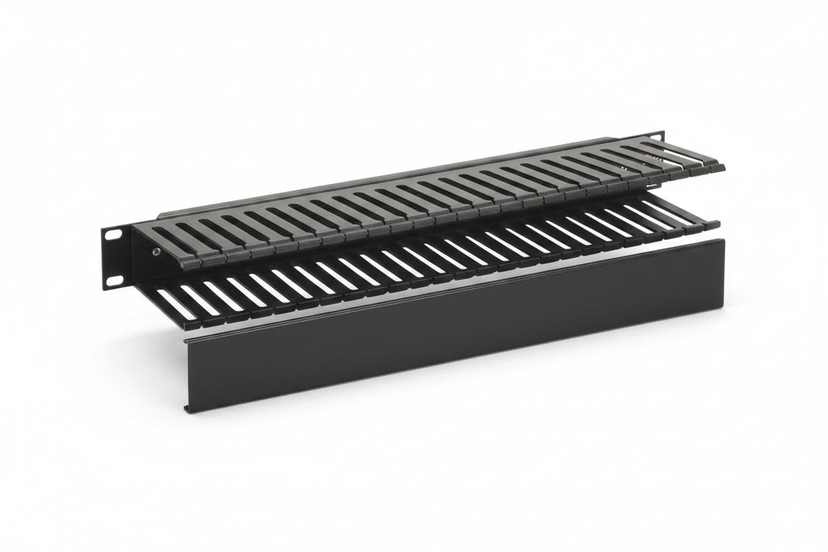 ICC ICCMSCMA42 Three-Inch Deep Finger Duct Panel, 2U RMS
