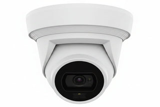 Hanwha QNE-C9013RL 4K AI Dual Light Flateye Camera, 3mm Fixed Lens, White