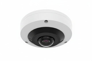 Hanwha HCF-8011RV HD+ Series 5MP IR Wisenet HD+ Outdoor Fisheye Camera, 1.16mm Fixed Lens