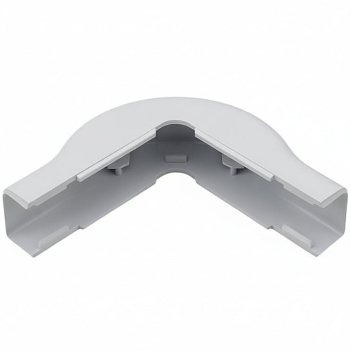 HellermannTyton TSR2W-29-1 Cable Raceway External Corner Cover, White