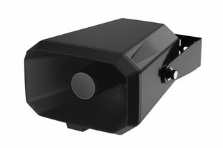 Hanwha SPA-H100B IP Horn Speaker, 100 dB SPL, Black