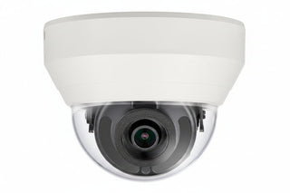 Hanwha HCD-6010 HD+ Series 2MP Analog HD Dome Camera, 2.8mm Fixed Lens, Ivory