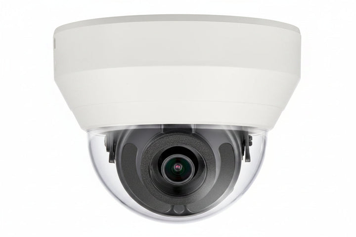 Hanwha HCD-6010 HD+ Series 2MP Analog HD Dome Camera, 2.8mm Fixed Lens, Ivory