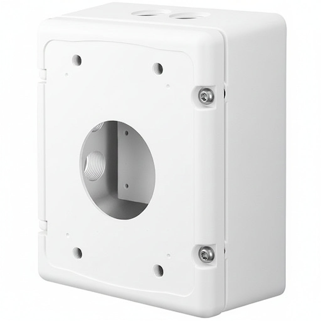 Hanwha SBP-300NBW Installation Box for Select PTZ and Bullet Cameras, White