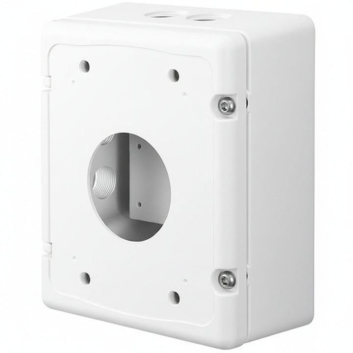 Hanwha SBP-300NBW Installation Box for Select PTZ and Bullet Cameras, White
