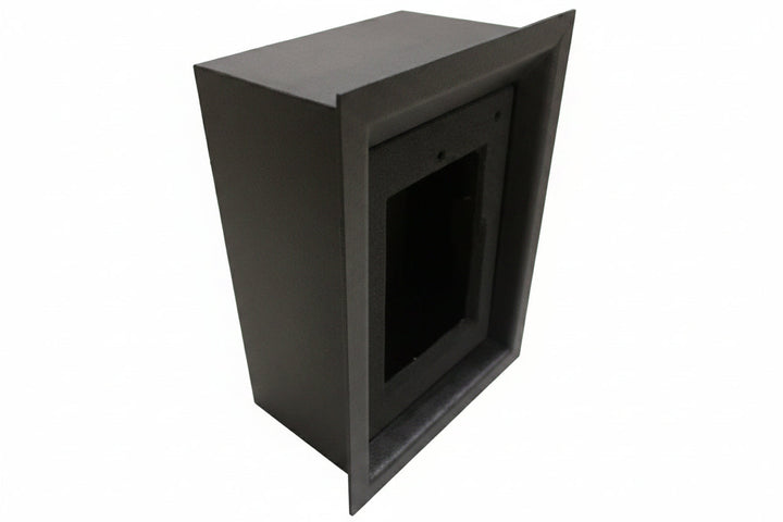 Hanwha TA-18 Turbine Compact Flush-Mount Back Box for TCIS-2 and TCIS-3, Black