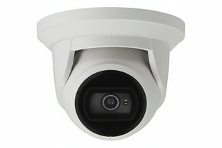 Hanwha QNE-8011R Q-Series 5MP Super-Compact IR Flateye Camera, 2.8mm Fixed Lens, White