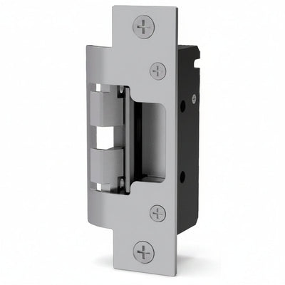 HES 8000C-12/24D-630 8000C Series Complete Pac Electric Strike Kit for Latchbolt Locks with 801 and 801A Faceplates, Satin Stainless Steel