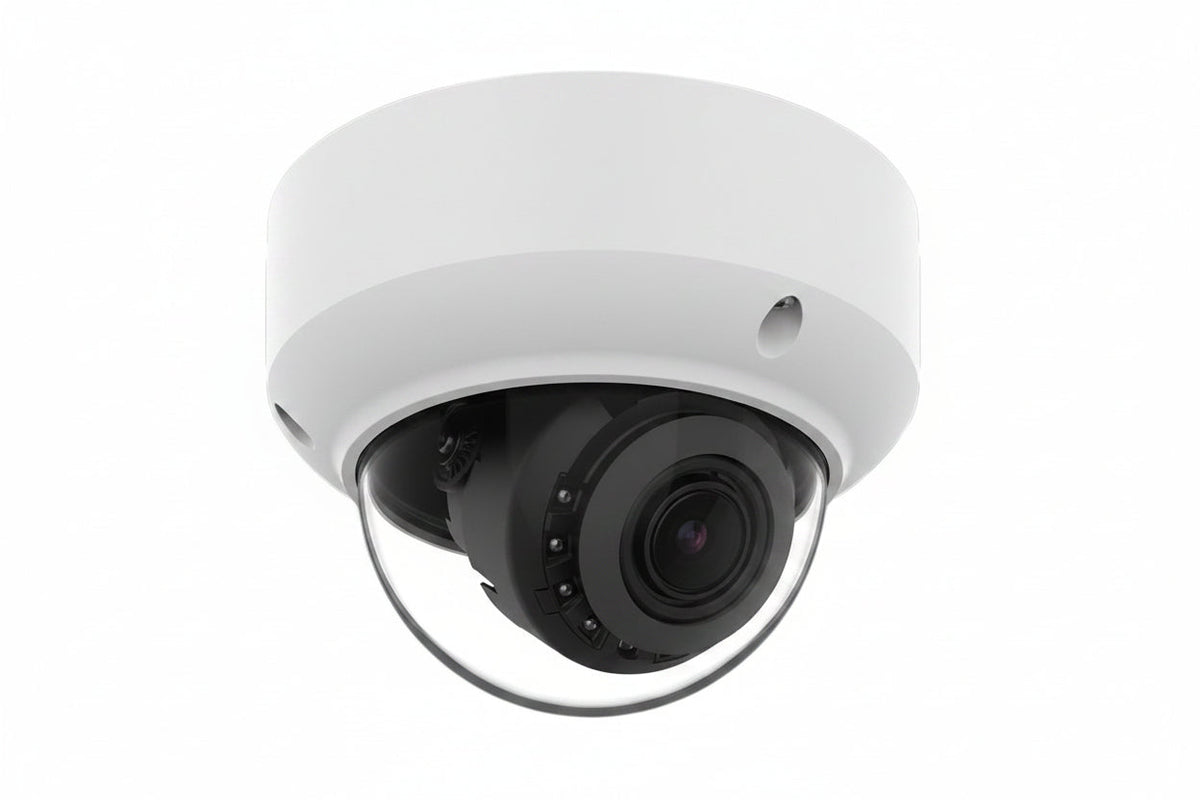 Illustra IFS08-D13-OIB4 Flex Gen4 8mp Outdoor Mini Dome Camera, 3.6-11mm Varifocal Lens, IP66, IK10, White