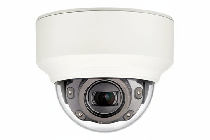 Hanwha XND-6080RV X-Series 2MP IR Indoor Vandal Dome Camera, 2.8-12mm Varifocal Lens, White (Replaces XND-6080RV/VWF)