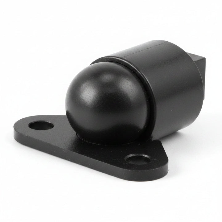 DS-01T-B Short Roller Ball Plunger Switch, Terminal Block, Closed Loop, with 360˚ of Ball Access and Screw Down Flange, Brown