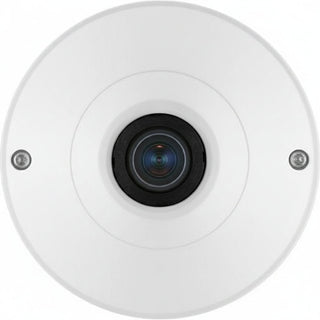 Hanwha QNF-9010 Q-Series 12MP Fisheye Camera, 1.08mm Fixed Lens, White