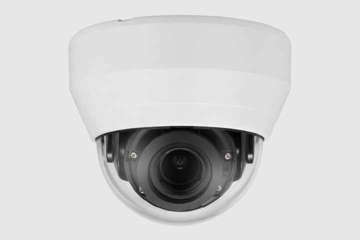 Hanwha LND-6022R L-Series 2MP IR Dome Camera, 4mm Fixed Lens, White